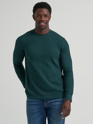 Men's Long Sleeve Waffle Thermal in Ponderosa Pine alternative view