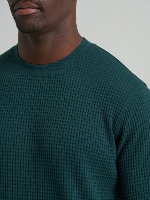 Men's Long Sleeve Waffle Thermal in Ponderosa Pine alternative view 3