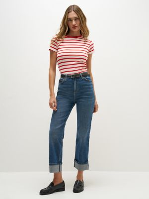Women's Lee&reg; x Marilyn Monroe High Rise Straight Jean in Midwash