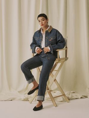 Women's Lee&reg; x Marilyn Monroe High Rise Straight Jean in Rinse