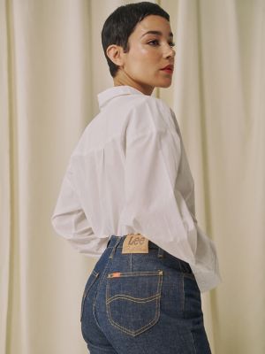 Women's Lee&reg; x Marilyn Monroe High Rise Straight Jean in Rinse