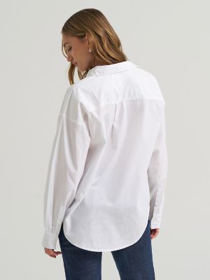 Women's Lee&reg; x Marilyn Monroe Boyfriend Shirt in Star White
