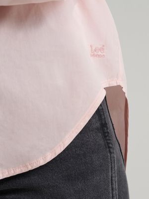 Women's Lee&reg; x Marilyn Monroe Boyfriend Shirt in Glowing Peach