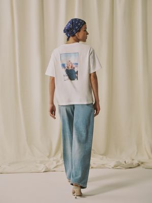 Women's Lee&reg; x Marilyn Monroe Girlfriend Tee in Star White