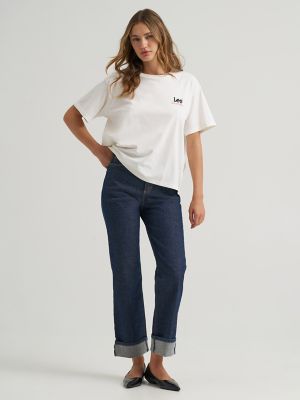 Women's Lee&reg; x Marilyn Monroe Girlfriend Tee in Star White
