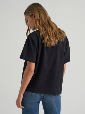 Women's Lee&reg; x Marilyn Monroe Girlfriend Tee in Black Beauty