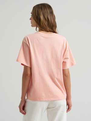 Women's Lee&reg; x Marilyn Monroe Girlfriend Tee in Peach Bud