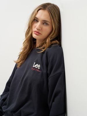 Women's Lee&reg; x Marilyn Monroe Crew Sweatshirt in Black Beauty