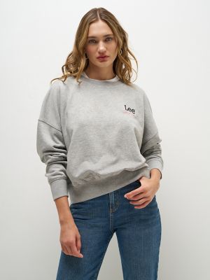 Women's Lee&reg; x Marilyn Monroe Crew Sweatshirt in Mid Grey Mele