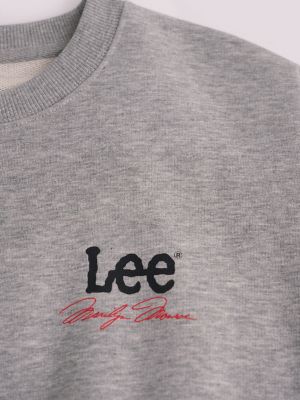 Women's Lee&reg; x Marilyn Monroe Crew Sweatshirt in Mid Grey Mele