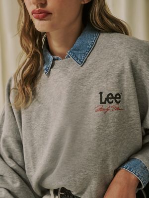 Women's Lee&reg; x Marilyn Monroe Crew Sweatshirt in Mid Grey Mele