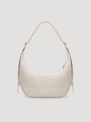Womens Crescent Shoulder Bag:Tan:One Size alternative view