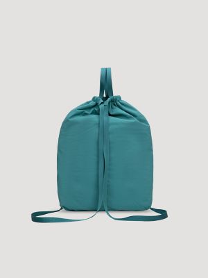 Womens Lightweight Drawstring Backpack:Turquoise:One Size alternative view 2