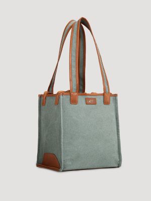 Womens Canvas Tote Bag:Light Green:One Size alternative view 3