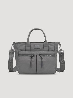 Womens Multi Pocket Small Tote Bag