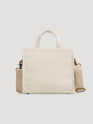 Women's Canvas Cargo Pocket Tote Bag