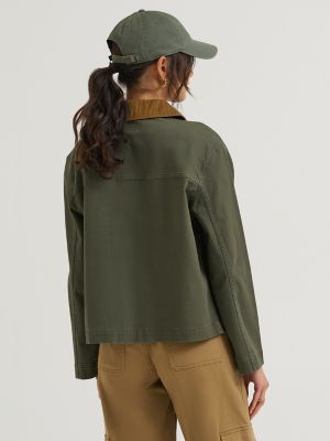 Women's Heritage Utility Barn Jacket in Deep Depths