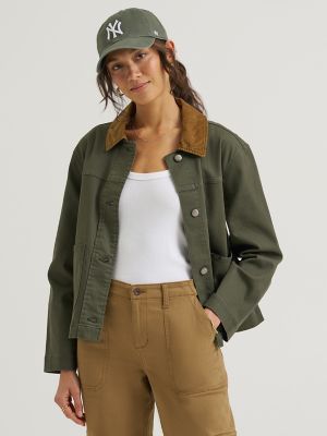 Women's Heritage Utility Barn Jacket in Deep Depths