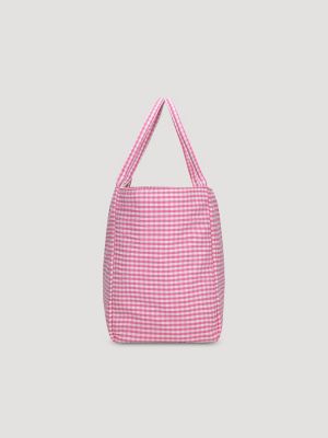 Women's Gingham Tote Bag