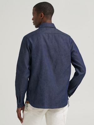 Men's Lee 101 70s Denim Overshirt in Dry alternative view 2