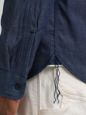 Men's Lee 101 70s Denim Overshirt in Dry alternative view 5