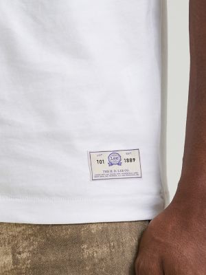 Men's Lee 101&trade; Relaxed Tee in Bright White