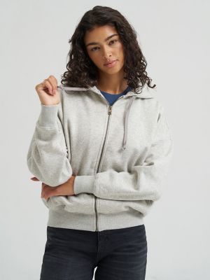 Women's Full Zip Solid Jacket