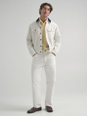 Mens Lee x JCrew Storm Rider Denim Jacket:Vintage White:L alternative view 2