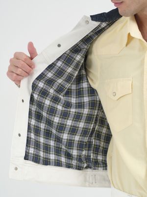 Mens Lee x JCrew Storm Rider Denim Jacket:Vintage White:L alternative view 4
