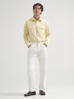 Mens Lee x JCrew Oxford Western Shirt:Daffodil Oxford:M alternative view