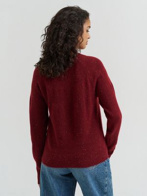 Women's Wool Blend Solid Sweater