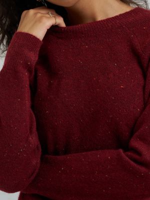 Women's Wool Blend Solid Sweater