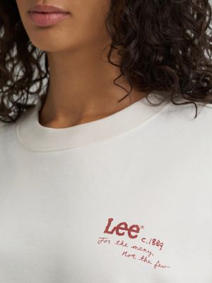 Women's Crewneck Sweatshirt in Ecru