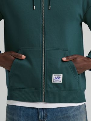 Men's Relaxed Fit Essential Workwear Full Zip Jacket in Ponderosa Pine