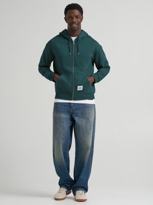 Men's Relaxed Fit Essential Workwear Full Zip Jacket in Ponderosa Pine