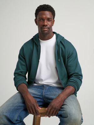 Men's Relaxed Fit Essential Workwear Full Zip Jacket in Ponderosa Pine