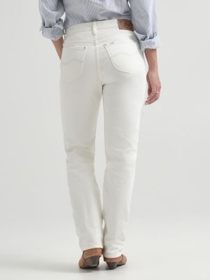 Women's Lee&reg; x J.Crew Vintage Straight Jean in Vintage White alternative view 3
