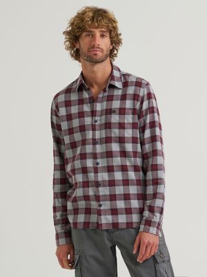Men's Legendary All Purpose Shirt in Gray Port Plaid