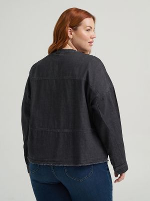 Women's Heritage Loose Popover V-Neck Top (Plus)
