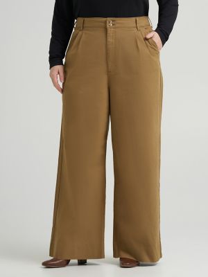 Women's Heritage Wide Leg Trouser Pant (Plus)