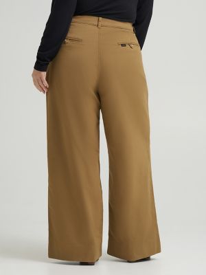Women's Heritage Wide Leg Trouser Pant (Plus)