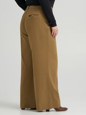 Women's Heritage Wide Leg Trouser Pant (Plus)