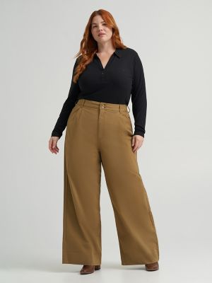 Women's Heritage Wide Leg Trouser Pant (Plus)