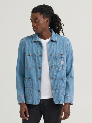 Men's Striped Chore Jacket