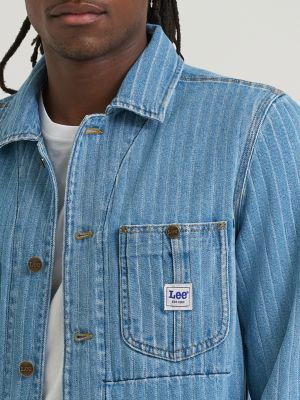 Men's Striped Chore Jacket
