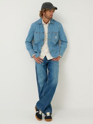 Men's Striped Chore Jacket