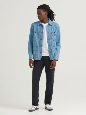 Men's Striped Chore Jacket