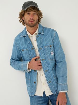 Men's Striped Chore Jacket
