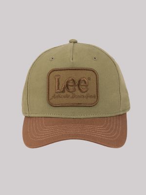Men's Contrast Bill Logo Patch Hat from Lee - $22.99