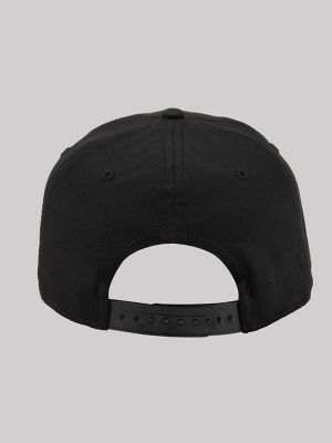 Men's Tonal Brushed Logo Hat in Black